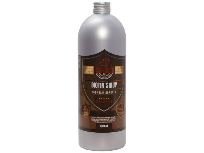 Výživový doplnok Biotin sirup+Boswelia serrata Topvet 1000 ml
