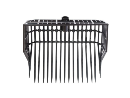 Vidly bez rúčky s bokmi plastové čierne