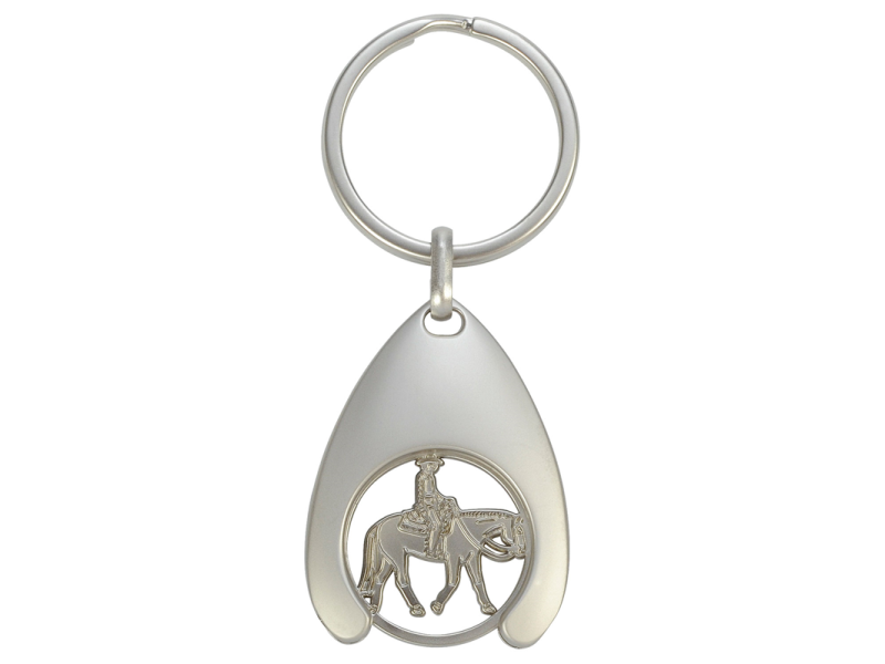 Prívesok na kľúče so žetónom "western"