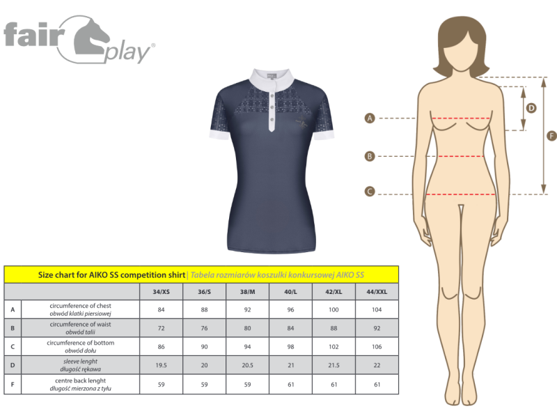 Tričko dámske na preteky FP Aiko