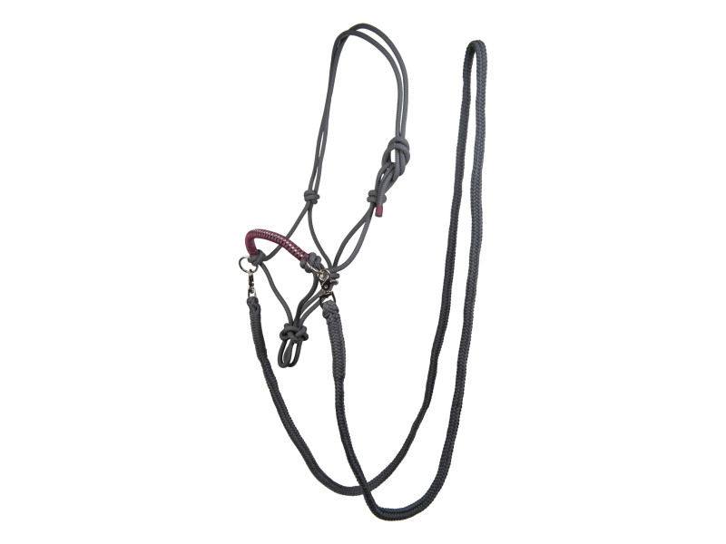 Ohlávka povrazová Strass s oťažami