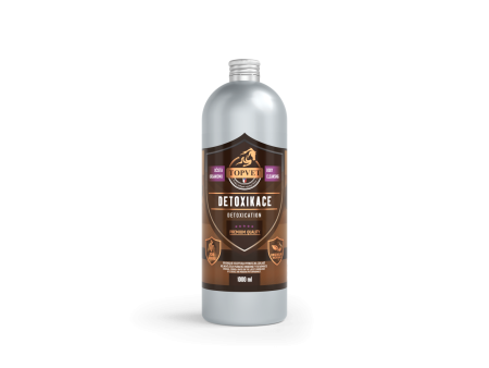 Výživový doplnok pre kone Topvet Detoxikace 1000 ml