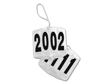 Štartovacie čísla na preteky AWA 10x9,5 cm