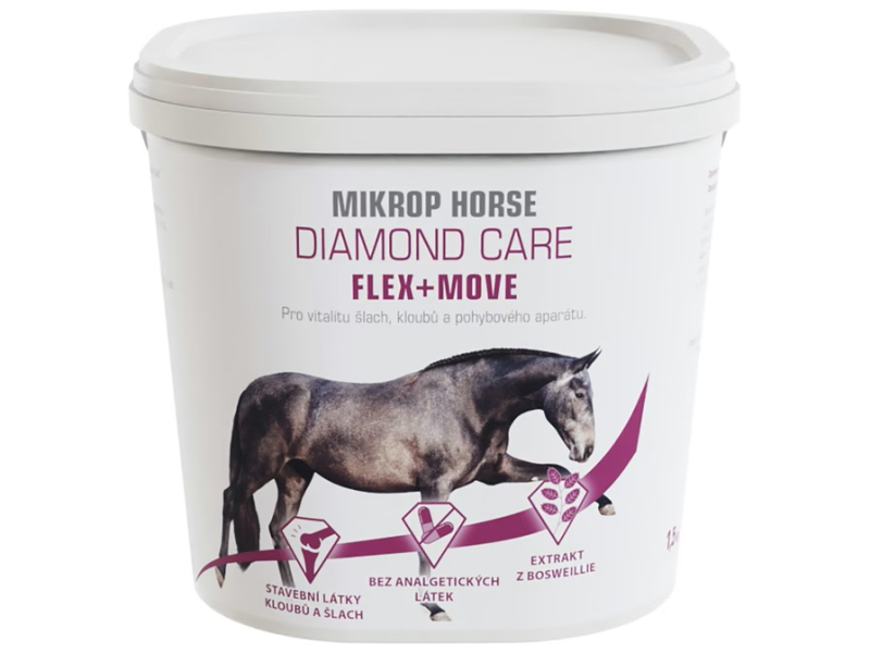 Doplnkové krmivo pre kone Mikrop Flex+Move 1,5 kg