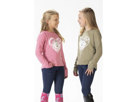 Tričko detské HKM Horse Spirit s dlhým rukávom