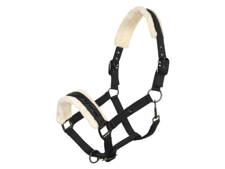 Štýlová a pohodlná ohlávka IRH Jewel vyrobená z mäkkého softshellu. zdobená na lícnici kovovým logom mäkko polstrovaný nátylník