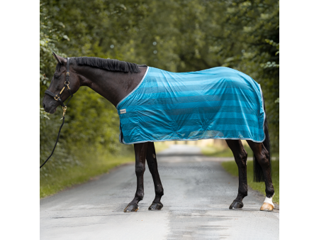 Deka na koňa sieťová Kavalkade Stripe