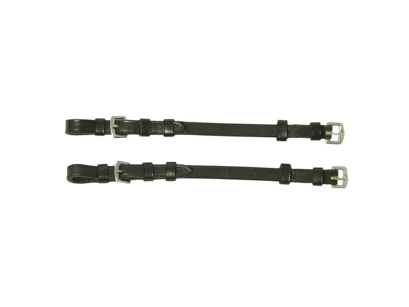 Lícnice na uzdečku kožené čierne Full